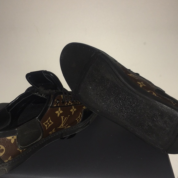 Org Flower Print Men Louis Vuitton Sneakers 9 1/2 - Picture 5 of 5